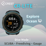 CREST CR5L COLOR DIVE COMPUTER FOR SCUBA DIVING BLUETOOTH SYNC GPS