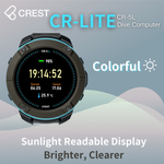 CREST CR5L COLOR DIVE COMPUTER FOR SCUBA DIVING BLUETOOTH SYNC GPS