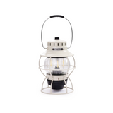 Barebones Railroad Lantern Vintage White