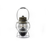 Barebones Railroad Lantern Vintage White