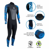 Aqua Lung HydroFlex 3mm Men’s Super-Stretch Wetsuit