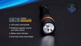 Fenix SD20 LED Dive Light 1000 Lumens - WhaleShark Malaysia