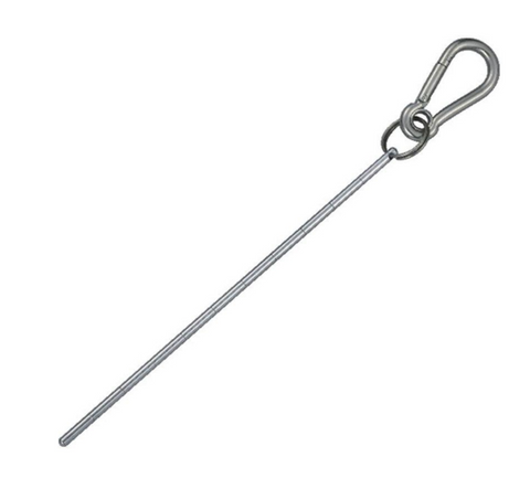 STAINLESS STEEL POINTER, WITH CARABINER CLIP