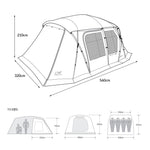 KZM Geopath 4-5 Person Tent