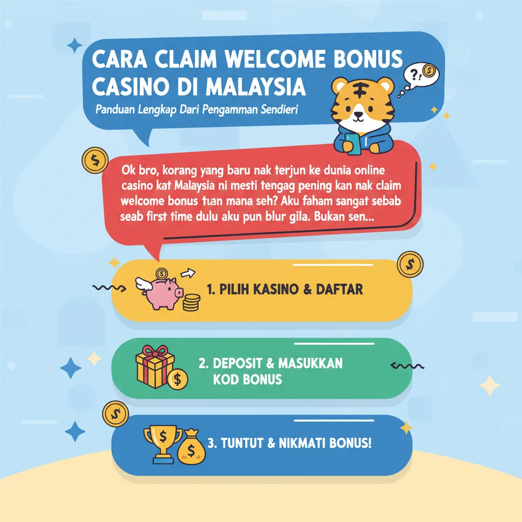Cara Claim Welcome Bonus Casino di Malaysia