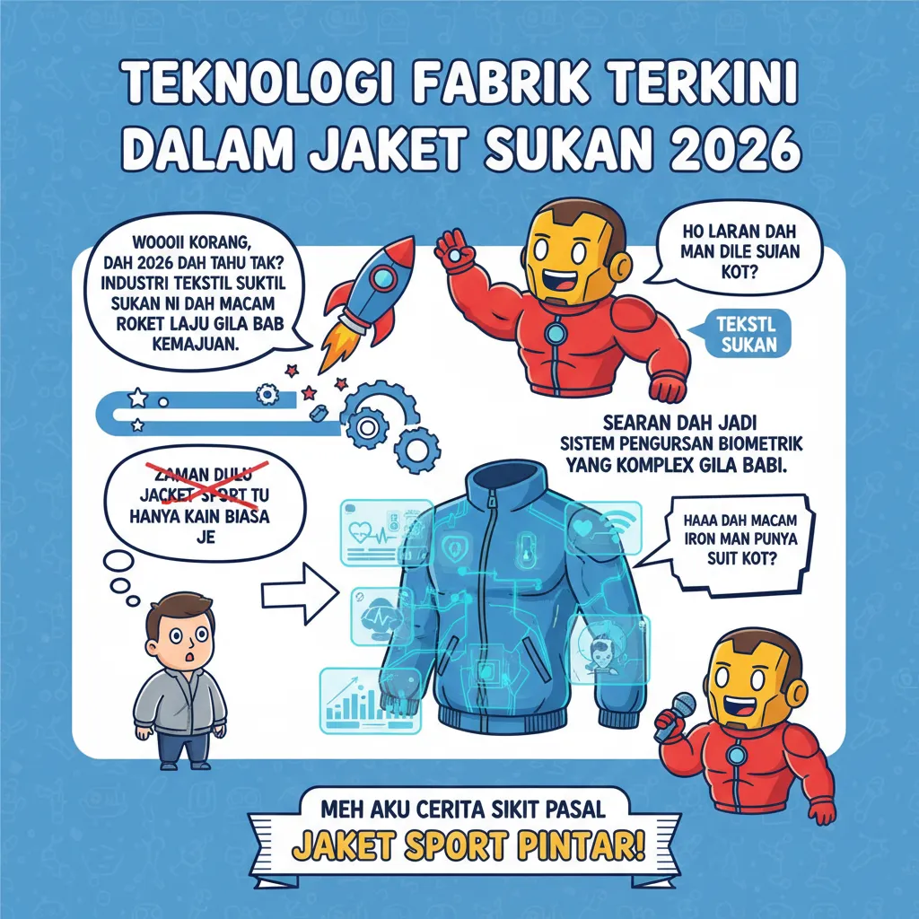 Teknologi Fabrik Terkini dalam Jaket Sukan 2026