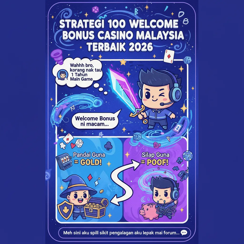 Strategi 100 Welcome Bonus Casino Malaysia Terbaik